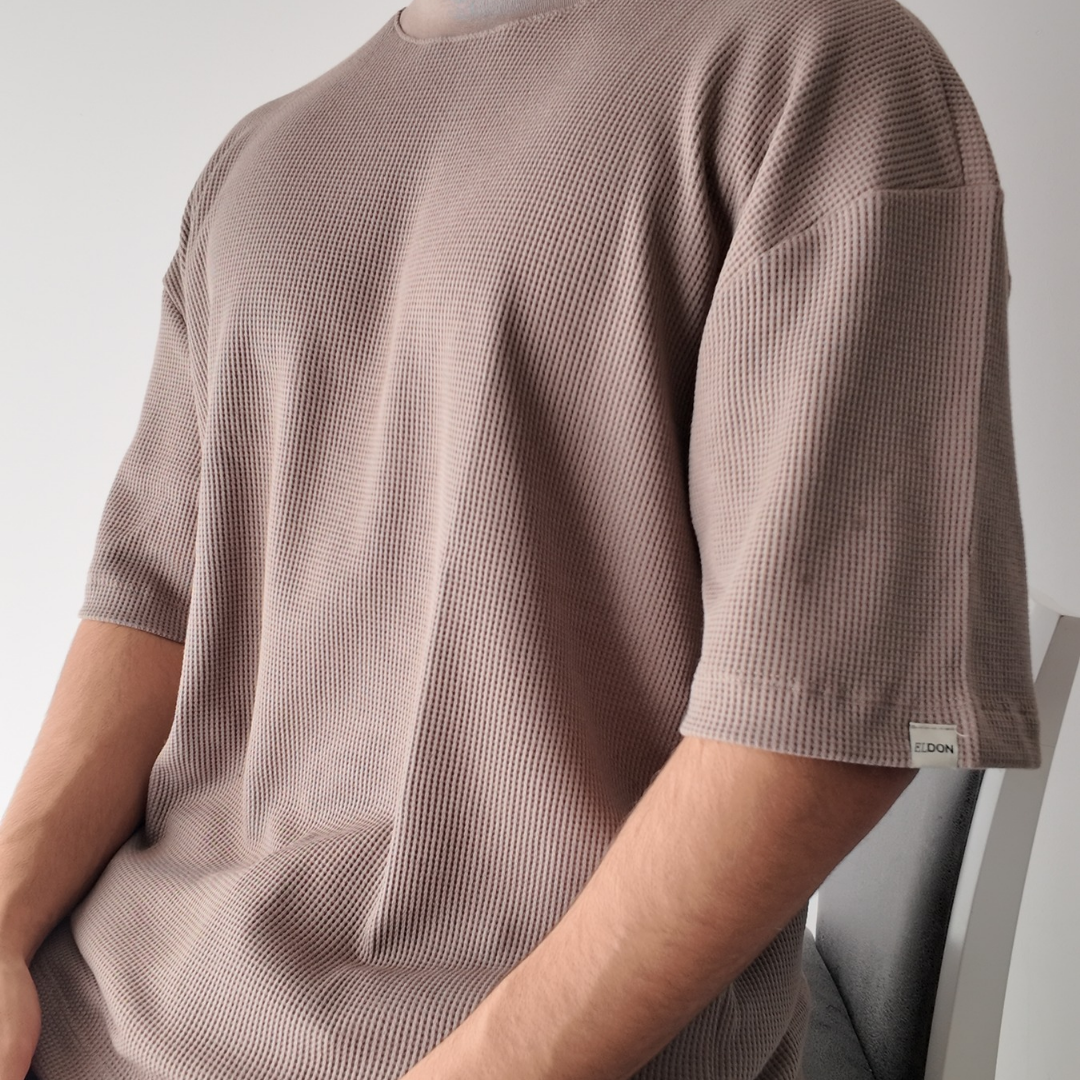 Remera estilo Waffle oversized