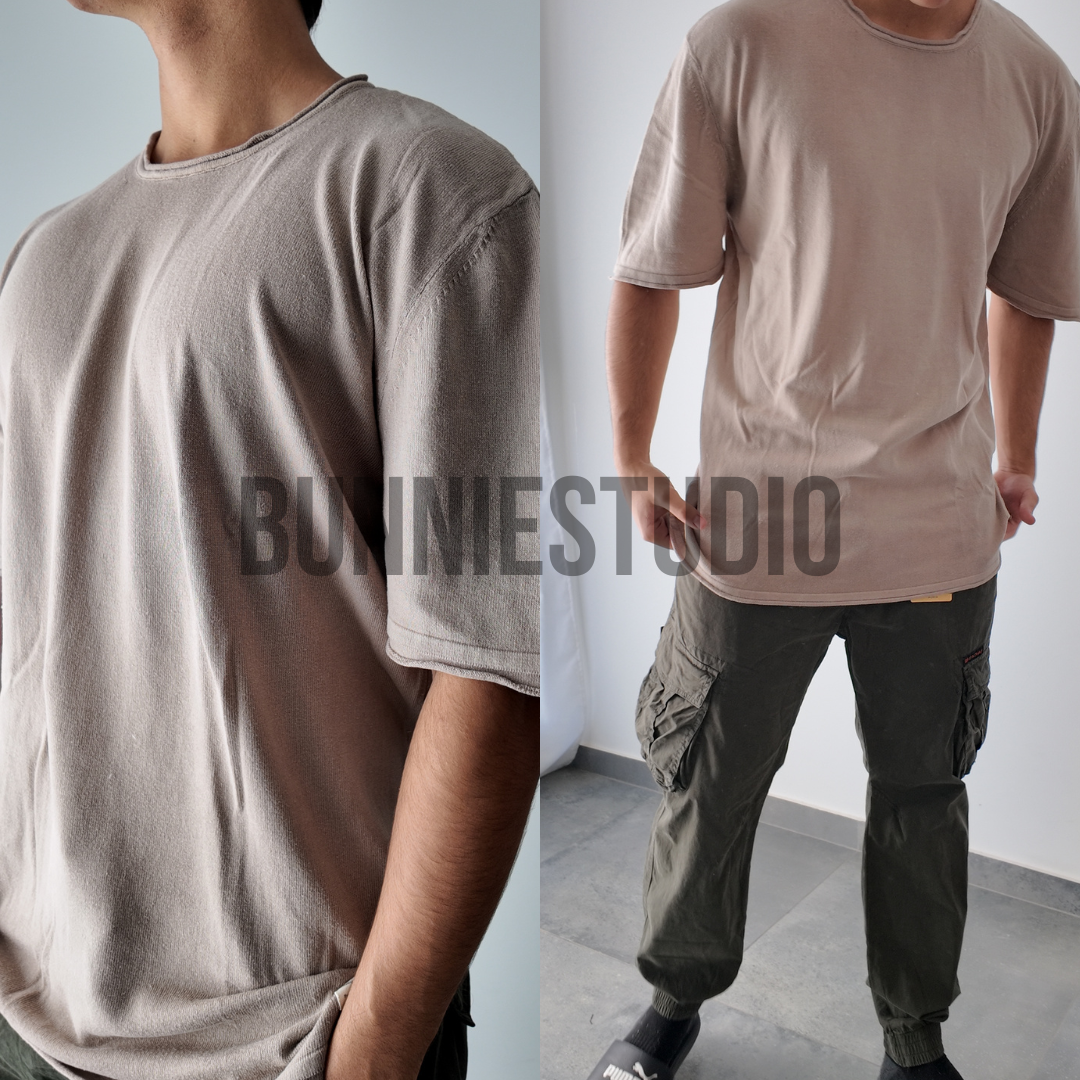 Remera tejida BE oversized