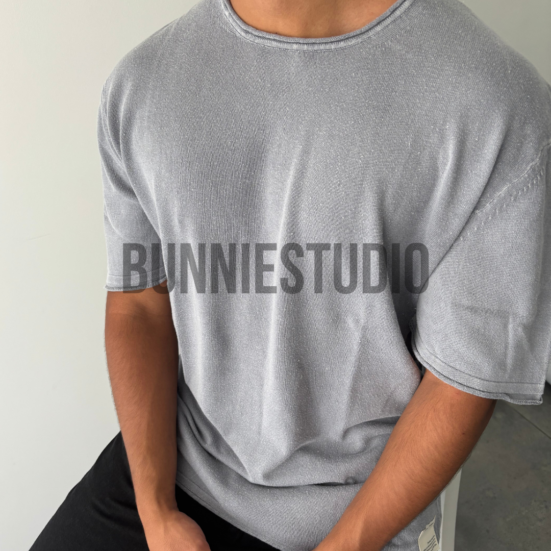 Remera tejida BE oversized