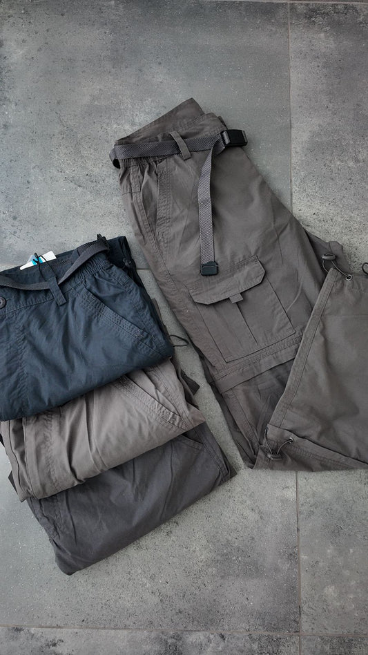 Pantalón cargo desmontable secado rápido
