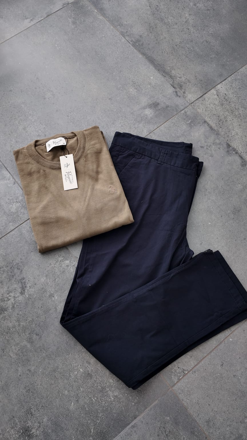 Pantalones corte chino importados