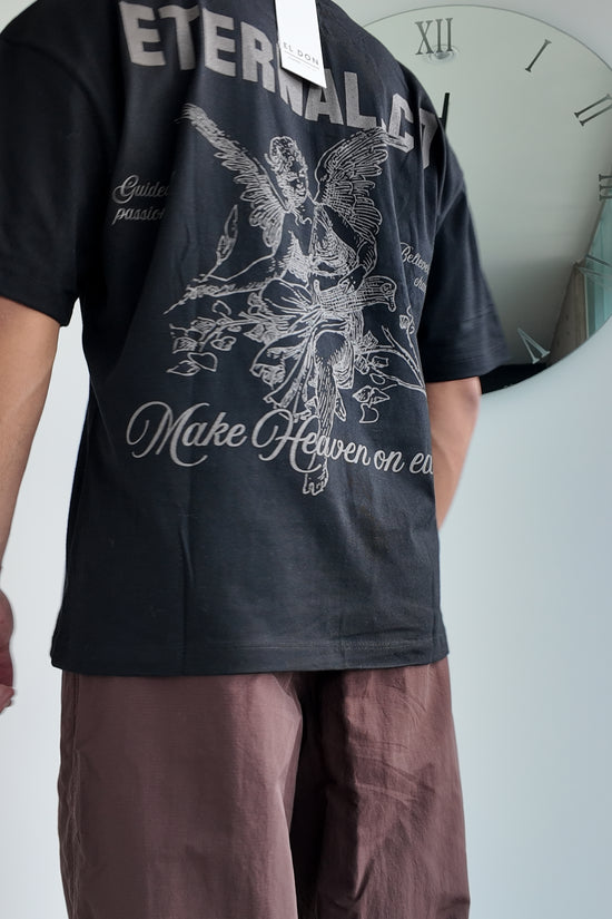 Remera oversized con estampa