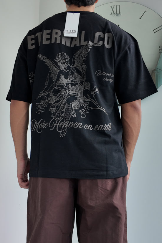 Remera oversized con estampa