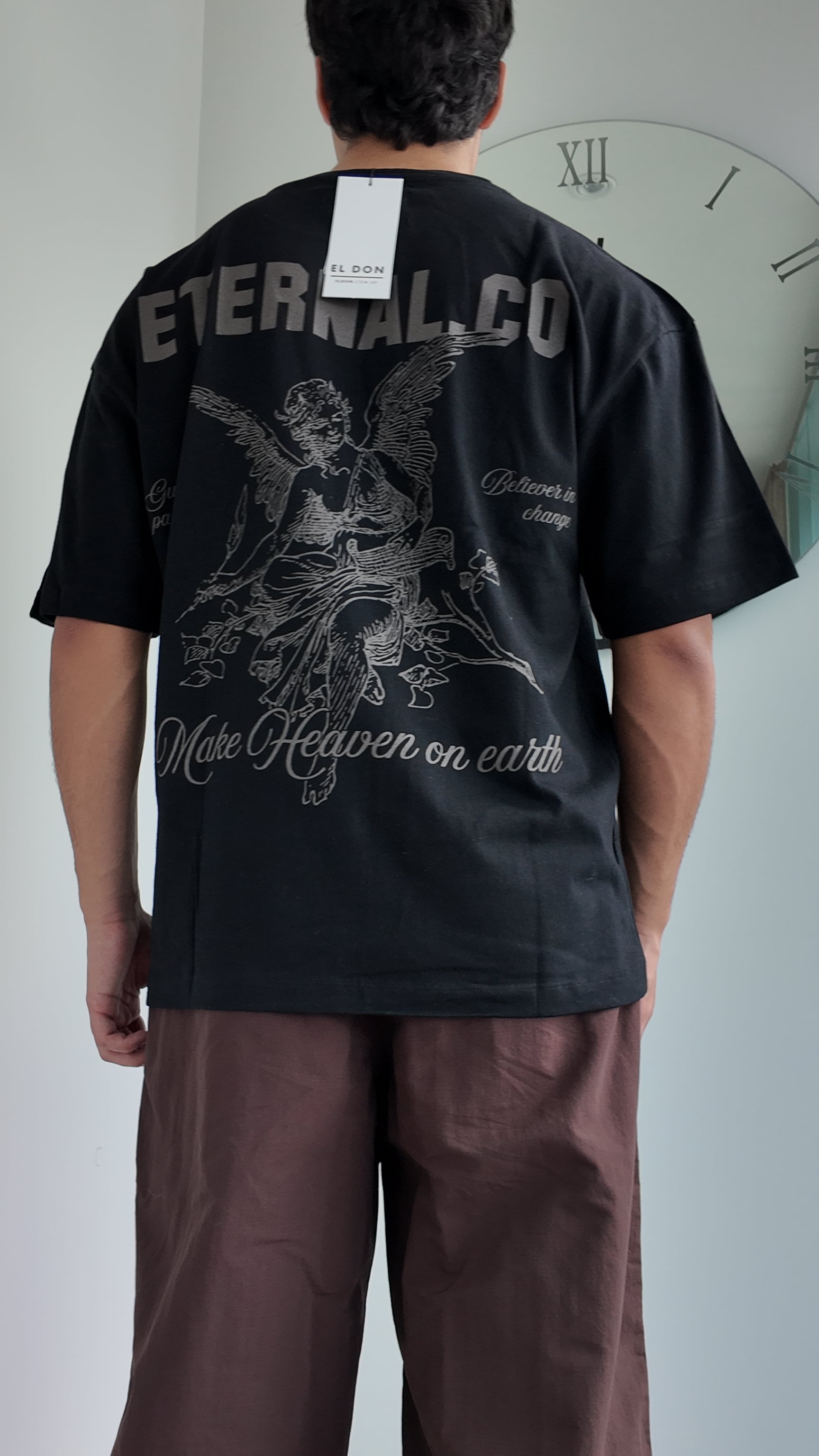 Remera oversized con estampa