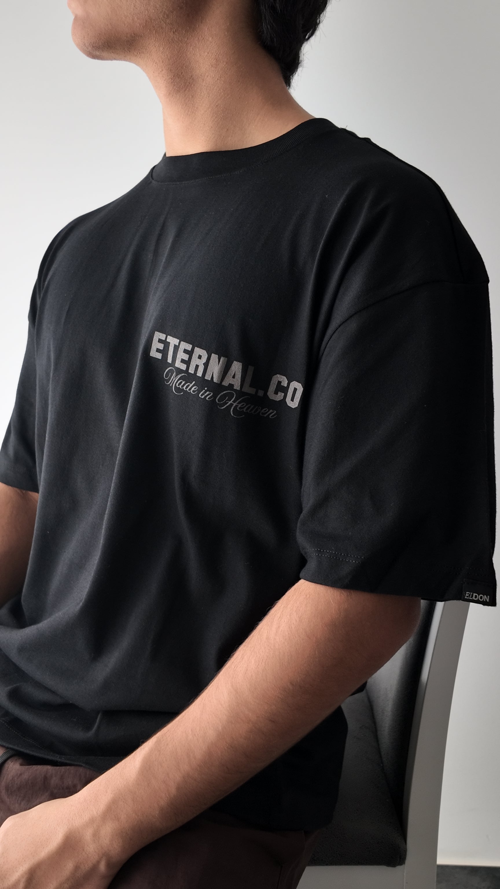 Remera oversized con estampa